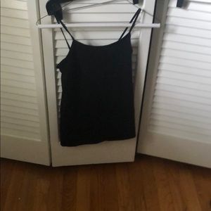 Black cami tank top